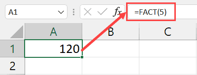 FACT function in Excel to calculate factorial Cómo hacer Factorial en Excel (función FACT) Facil