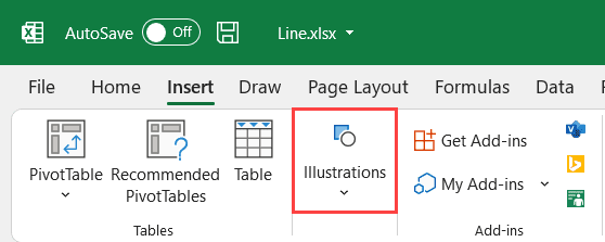 Haga clic en el icono de la ilustración