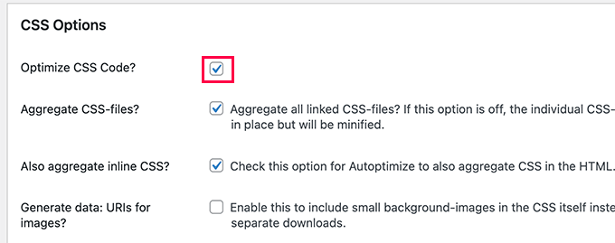 Optimizar el código CSS automáticamente