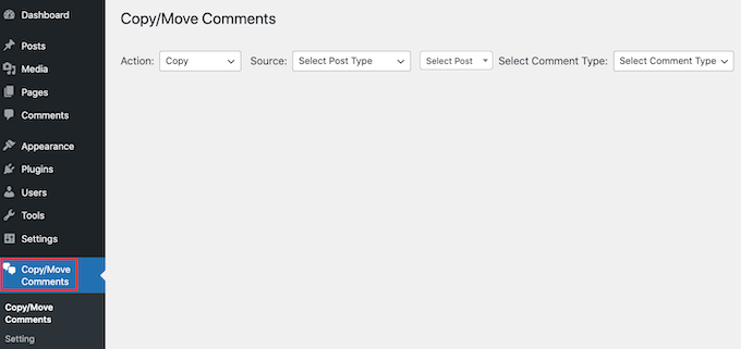 Cómo mover comentarios entre publicaciones de WordPress