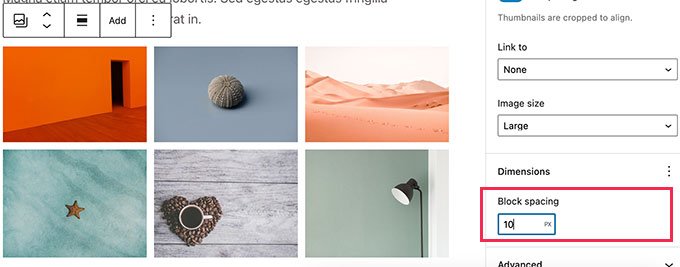 Lo que viene en WordPress 6.0 (características y capturas de pantalla) Galería Distancia
