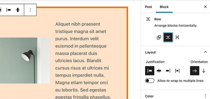 Lo que viene en WordPress 6.0 (características y capturas de pantalla) Bloques de grupo receptivos