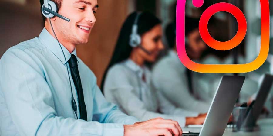 Centro de ayuda de Instagram personas trabajando